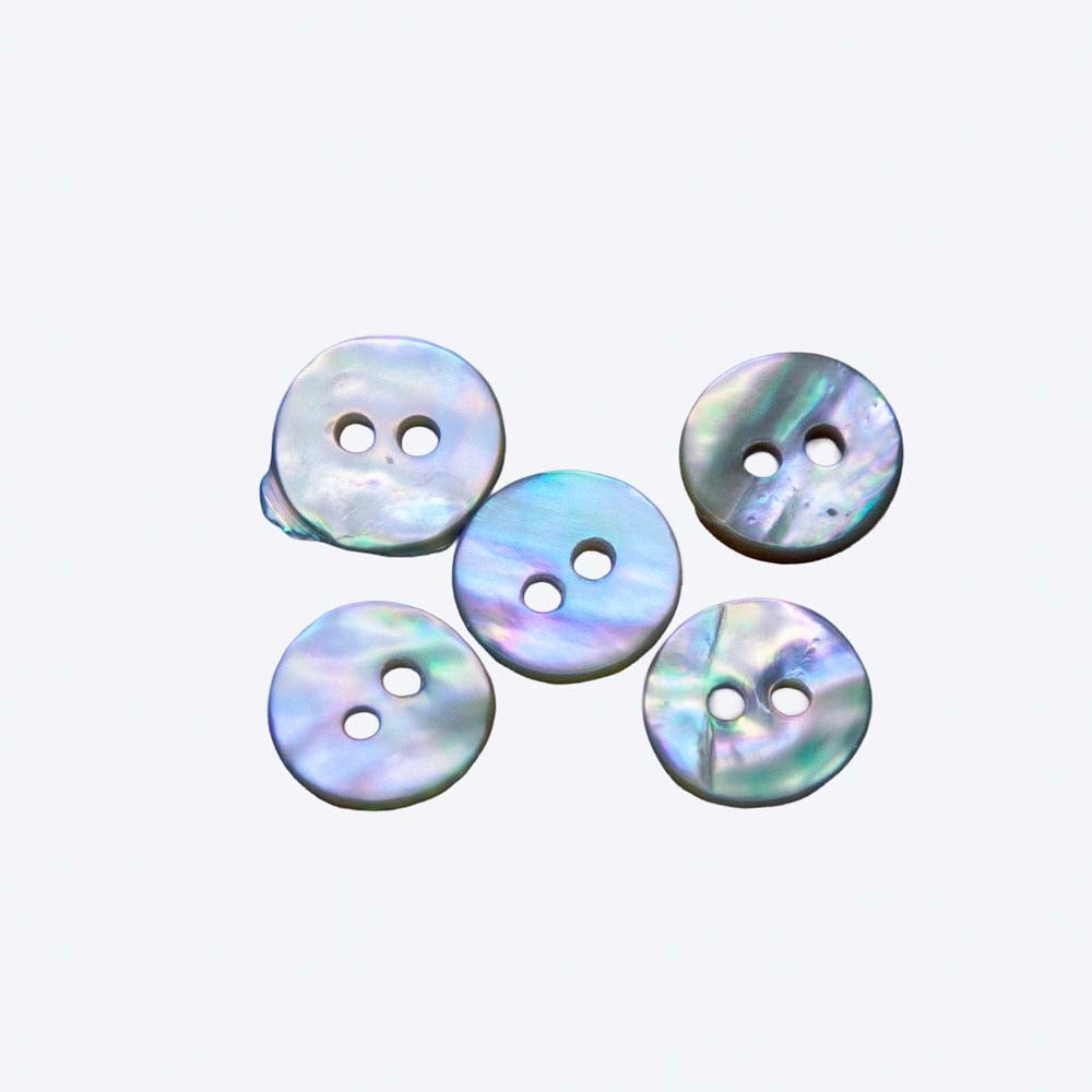 10AB558-B: Abalone Button Natural 10mm - 20PPK