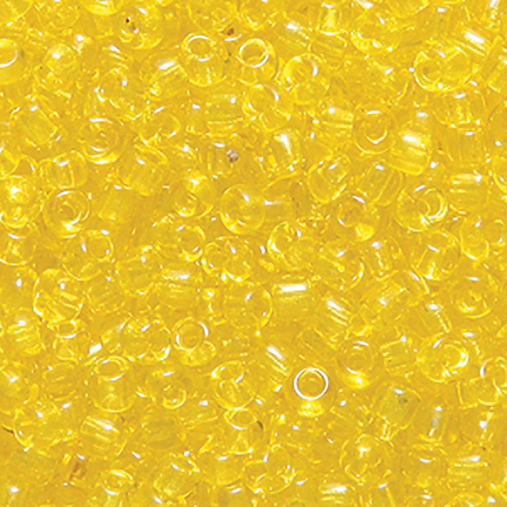 10EP222R: Vintage FRNCH Transparent Yellow 10/0 50 Gram Bag