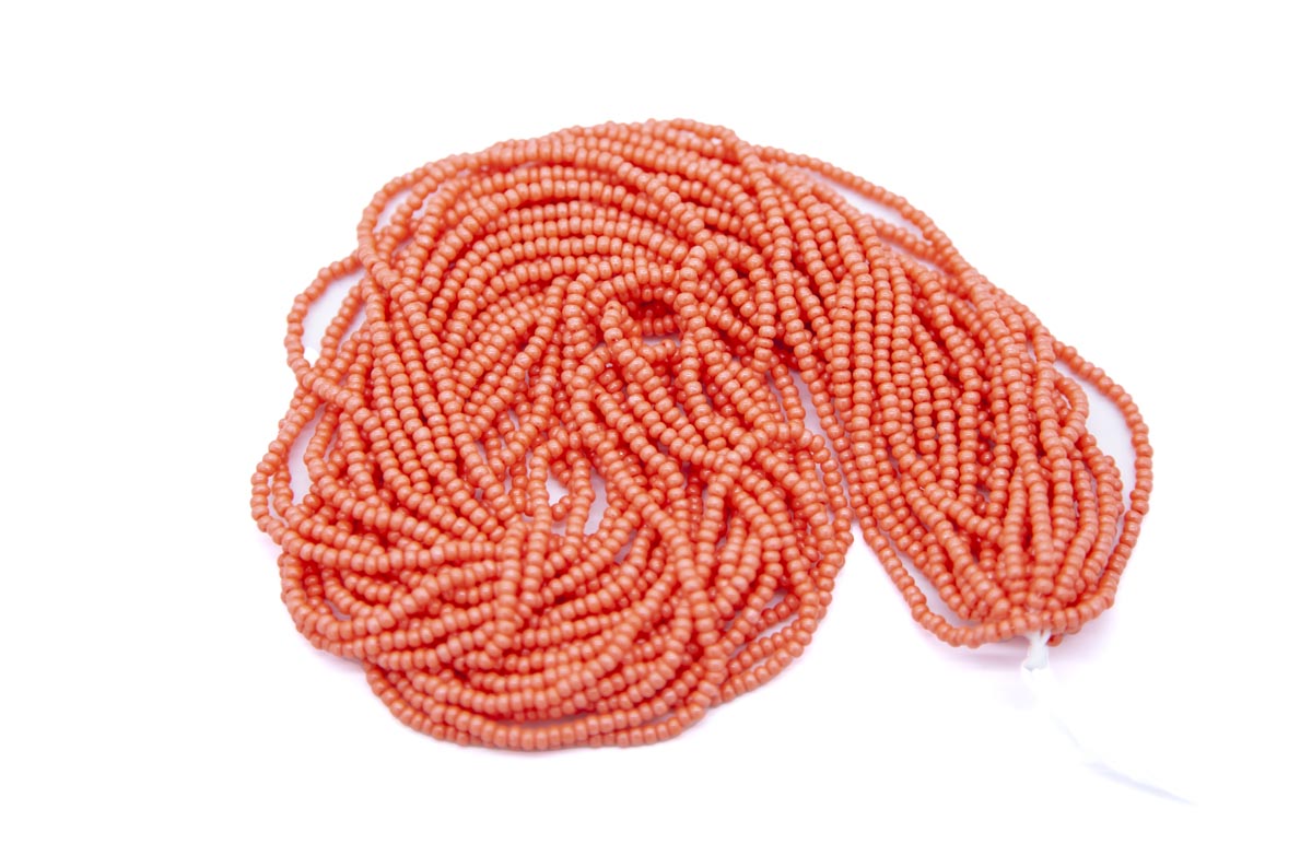 10SB133-ITR: CZ Seed Bead Terra Intensive Coral 10/0-1HK
