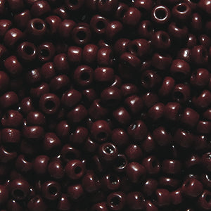 10SV100-28: Vintage Venetian Seed Bead Opaque Reddish/brown 10/0 - 250 Grams