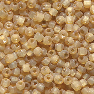 10SV251-BUR: Vintage Venetian Goldenrod #11 Frosted SQ/h 10/0 50 Gram Bag