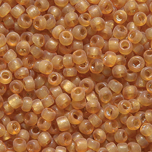 10SV253-22R: Vintage Venetian Transparent Gold #22 Frosted 10/0 50 Gram Bag