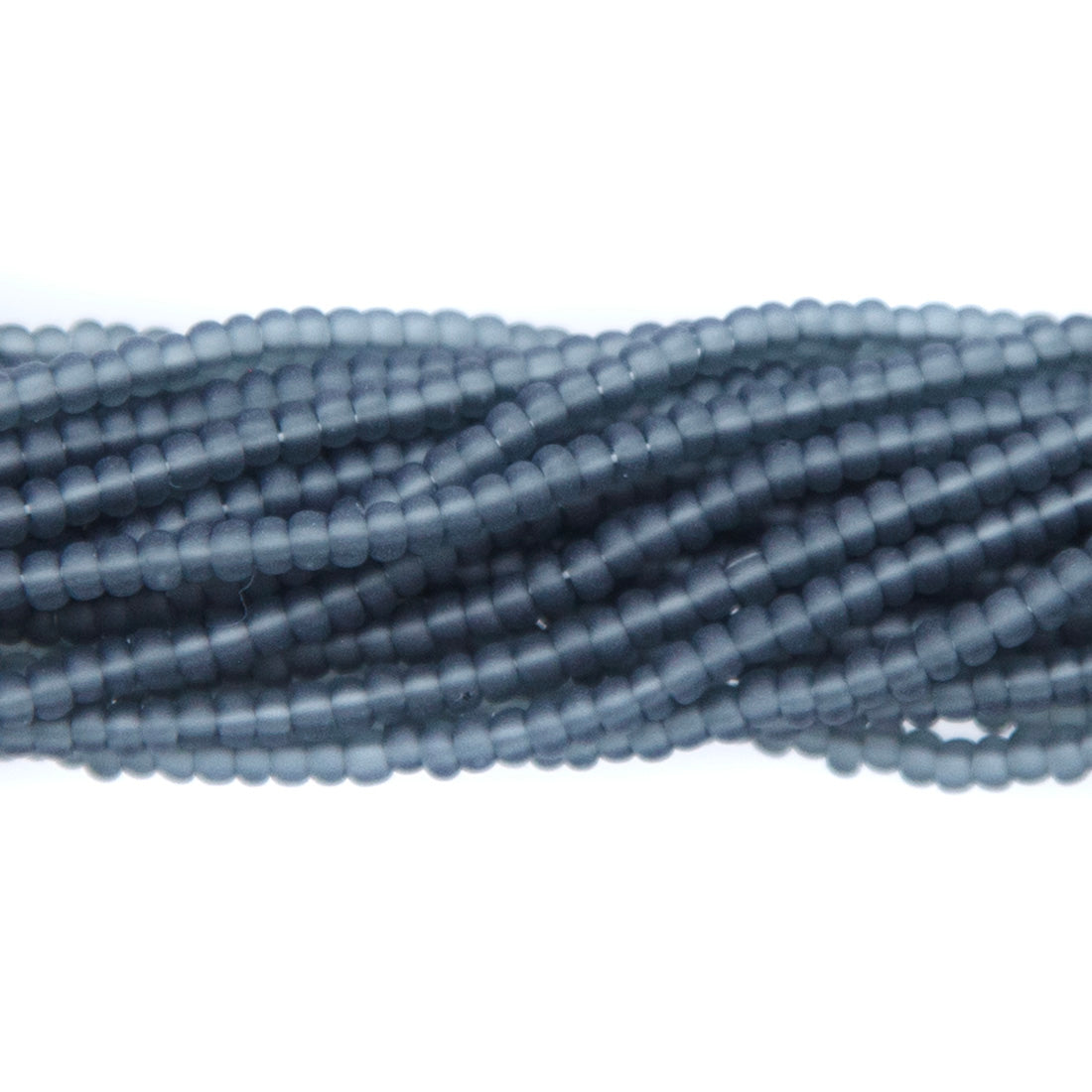 11SB205-MR: CZ Seed Bead TR Grey Matte 11/0 1HK