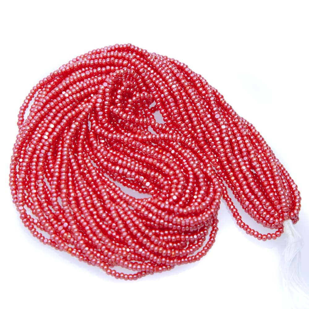 11SB342-CR: CZ Seed Bead True Cut Sfinx Lt Red 11/0 - 1HK