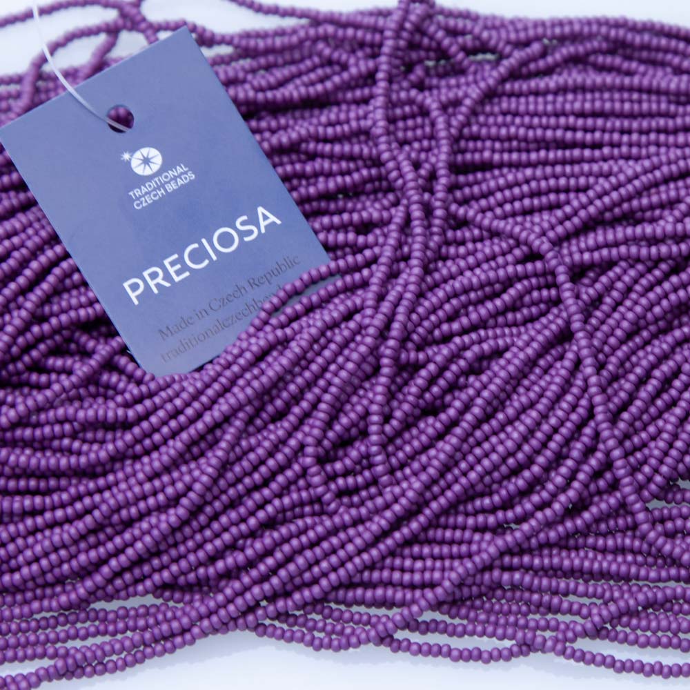 11SB949-M: CZ Seed Bead Silk Red Grape Matte 11/0 6HK