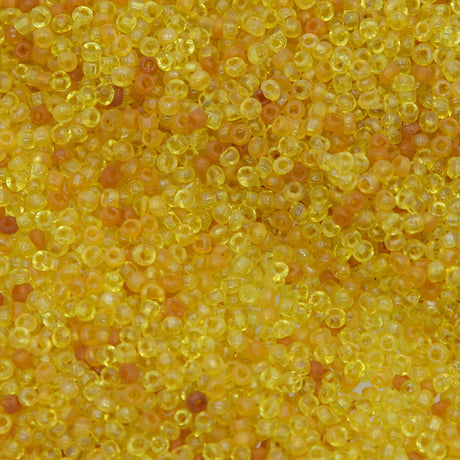 11SV100-1: Vintage Venetian Seed Bead TR Golden Yellow 11/0 - 250 Grams