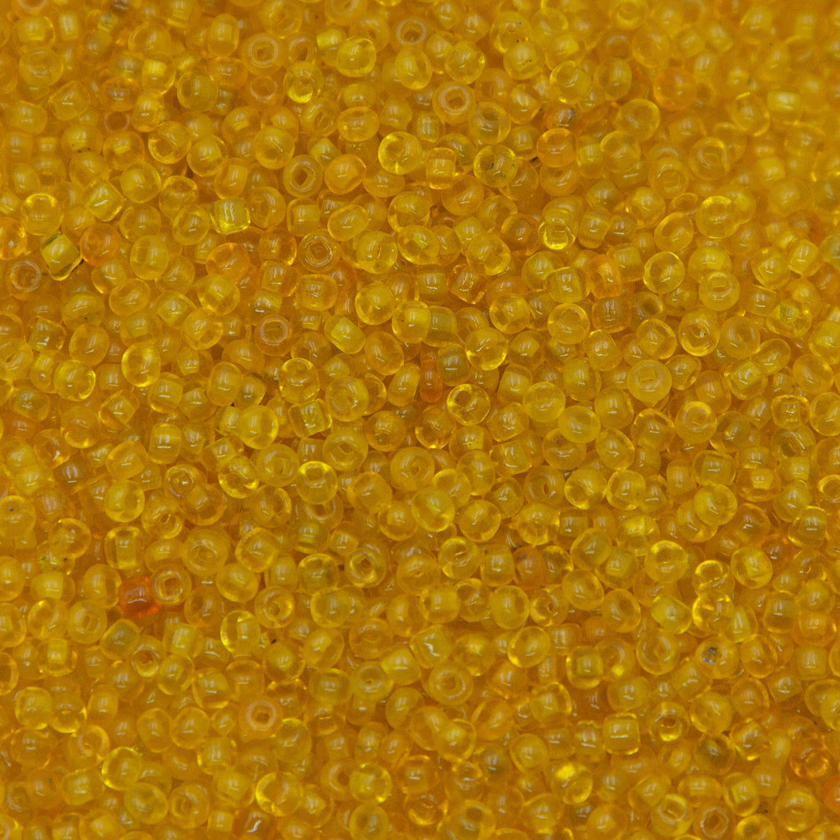 11SV100-8: Vintage Venetian Transparent Dark Gold Yellow 11/0 250 Grams