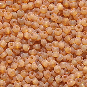 11SV253-21: Vintage Venetian Transparent Gold #21 Frosted 11/0 500 Grams