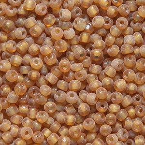 11SV253-30: Vintage Venetian Transparent Gold #30 Frosted 11/0 500 Grams