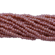 12SB393R: CZ Seed Bead Dusty Rose Luster 12/0 1HK