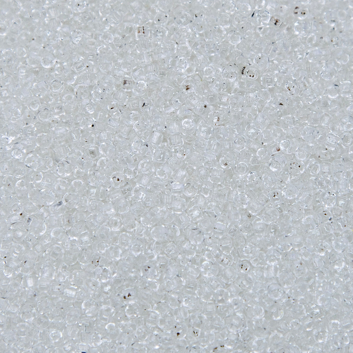 12SV212: Vintage Venetian Seed Bead Crystal Grey Fog 12/0-500 Grams