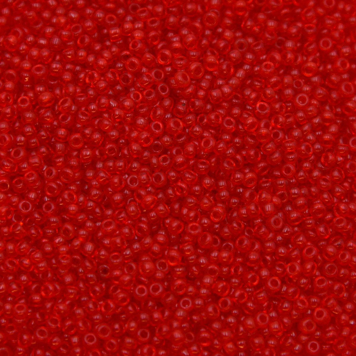 12SV236-SR: Vin Venetian Seed Bead Trans Red Orange #1 12/0-50GMs