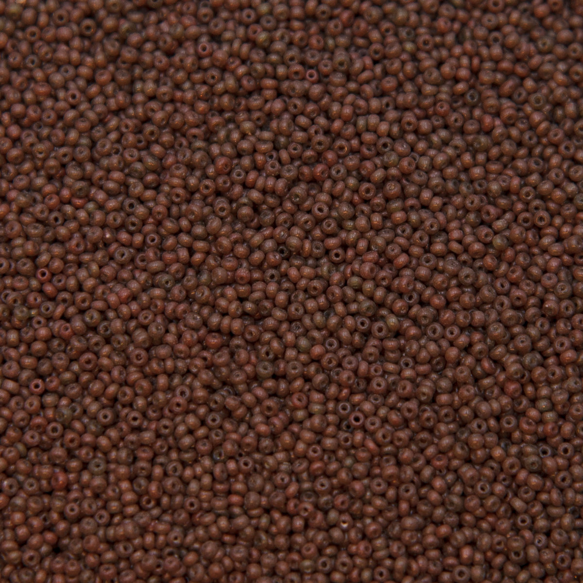13SV250-2: Vintage Venetian Seed Bead Op Brown #2 13/0 - 500 Grams