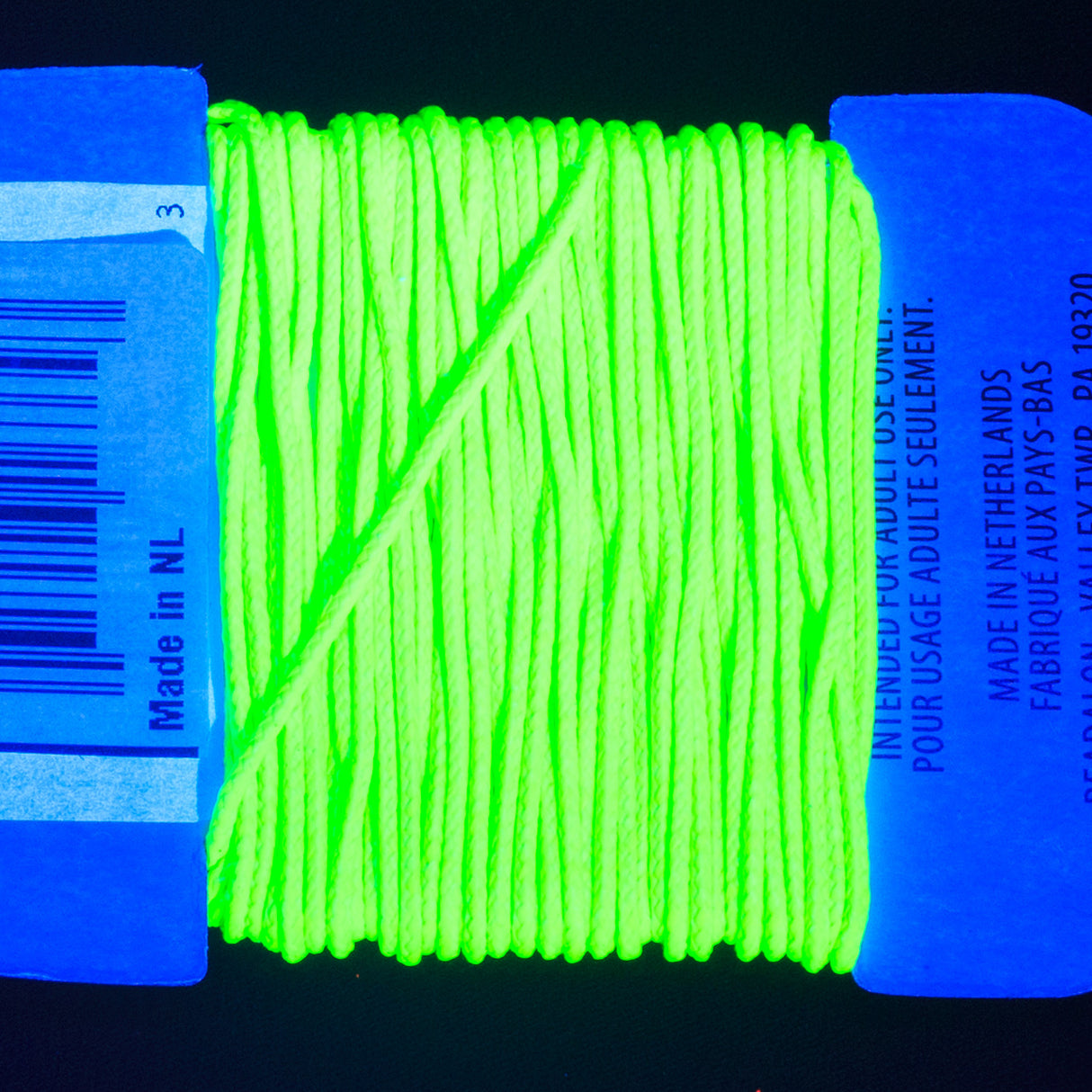 145P-010: REPEAT BRAID 1.0MM Lime Green 5MTR