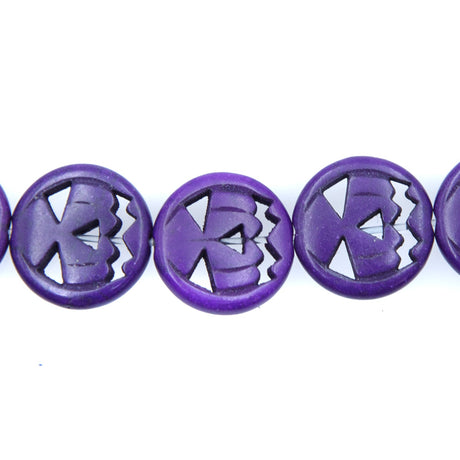 15ST50-PR: Magnesite Purple Pumpkin 15mm