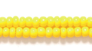 8SB126: CZ Seed Bead Opaque DK Yellow 8/0 3HK