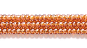 11SB356-T: CZ Seed Bead Sfinx TR DK Topaz 11/0 6HK