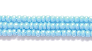 11SB362: CZ Seed Bead Sfinx LT Turquoise 11/0 6HK