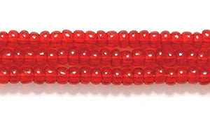 10SB246: CZ Seed Bead TR Garnet 10/0 5HK