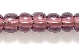 1SB298: CZ Seed Bead TR Amethyst 1/0 20 Inch Strand 8STR