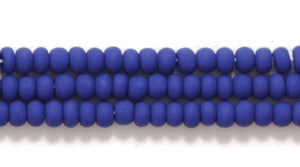 10SB178-M: CZ Seed Bead Opaque Navy Blue Matte 10/0 5HK
