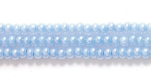 11SB674: CZ Seed Bead Pearl Blue 11/0 6HK