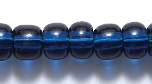 1SB269: CZ Seed Bead TR Montana Blue 1/0 8STR