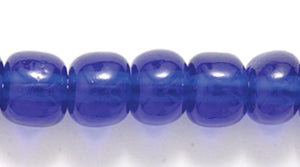 1SB278: CZ Seed Bead TR Cobalt 1/0 8STR