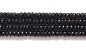 12SB109: CZ Seed Bead Black 12/0 6HK