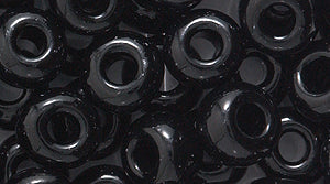 1SB109-L: CZ Seed Bead Op Black 1/0 100GM