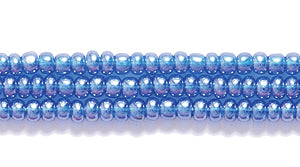 11SB376-T: CZ Seed Bead Sfinx TR DK Sapphire Blue 11/0 6HK