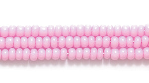 11SB6195: CZ Seed Bead Sol Gel Op LT Pink 11/0 6HK