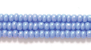 10SB570: CZ Seed Bead Pale Blue AB 10/0 5HK
