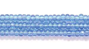 11SB272-C: CZ Seed Bead True Cut TR LT Sapphire 11/0 6HK