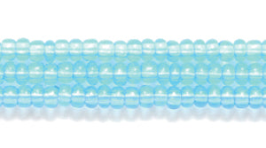 10SB262: CZ Seed Bead TR LT Aqua 10/0 5HK