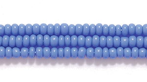 11SB172: CZ Seed Bead Op LT Blue 11/0 6HK