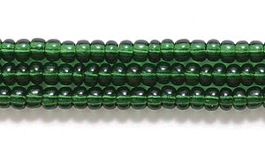 10SB283-D: CZ Seed Bead TR DK Olive Green 10/0 - 5HK