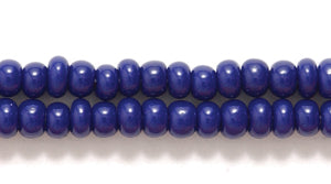8SB178: CZ Seed Bead Opaque Navy Blue 8/0 6HK