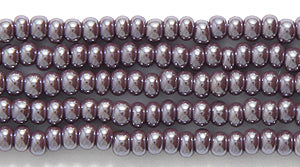 10SB398: CZ Seed Bead Sfinx DK Purple 10/0 5HK