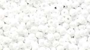 11SB312-L: CZ Seed Bead Sfinx Chalk White 11/0 150GM