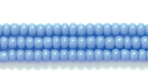 10SB170: CZ Seed Bead Opaque Powder Blue 10/0 5HK