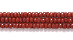 11SB154: CZ Seed Bead Op MED Brown 11/0 6HK