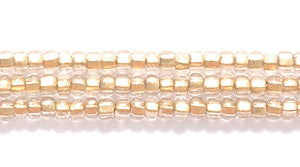 11SB4212: CZ Seed Bead Brass Lined Crystal 11/0 6HK