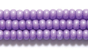 8SB198-TA: CZ Seed Bead Terra Pearl Opaque Lilac 8/0 3HK