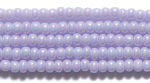 10SB595: CZ Seed Bead Soft Lavender Pale AB 10/0 5HK