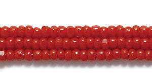 11SB148-C: CZ Seed Bead Truecut Op Brick Red Mahogany 11/0 6HK