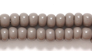 6SB105: CZ Seed Bead Opaque Gray 6/0 36STR