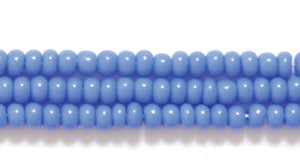 10SB172: CZ Seed Bead Opaque LT Blue 10/0 5HK