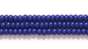 11SB178: CZ Seed Bead Op Navy Blue 11/0 6HK