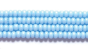 11SB174-TA: CZ Seed Bead Terra Pearl Op Sky Blue 11/0 6HK